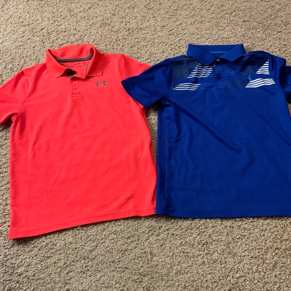 EUC Set of 2 Under Armour Heat Gear Polos